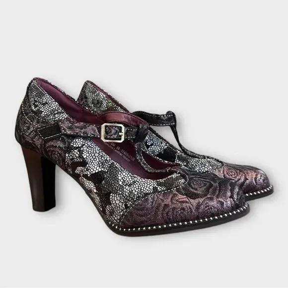 L'ATISTE By Spring Step Mazie Heel 38 US 7.5-8 NWOT